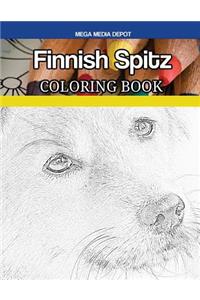 Finnish Spitz Coloring Book