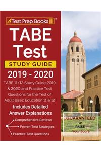 TABE Test Study Guide 2019-2020