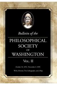 Bulletin of the Philosophical Society of Washington