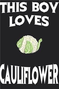 This Boy Loves CAULIFLOWER Notebook