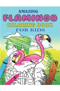 Amazing Flamingo Coloring Book for Kids