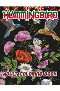 Hummingbird Adult Coloring Book
