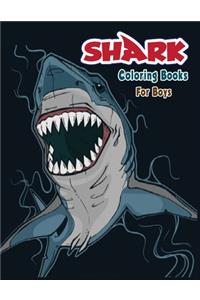 Shark Coloring Books For Boys.