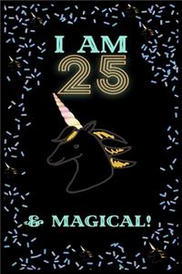 Unicorn I Am25 Notebook Birthday Gift