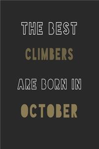 The Best climbers are Born in October journal