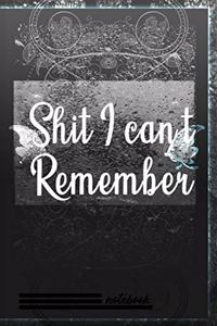Shit I Can't Remember grey cover