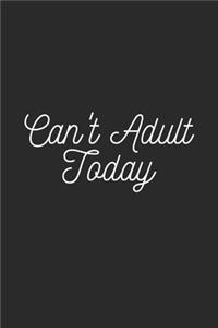 Can't Adult Today