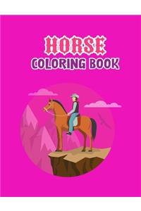 Horse coloring book