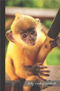 baby monkey notebook
