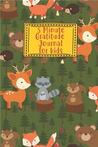 5 Minute Gratitude Journal for Kids