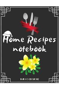 Home Recipes notebook