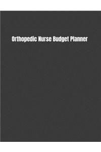 Orthopedic Nurse Budget Planner