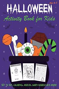 Happy Halloween Activity Book for Kids