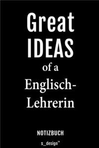 Notizbuch für Englisch-Lehrer / Englisch-Lehrerin