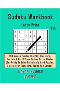 Sudoku Workbook-Large Print #25