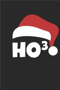 HO3 Notebook - Science Christmas Journal - Math Teacher Scientist Diary