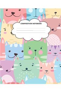 Kitty Composition Notebook