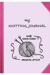 My knitting journal