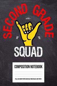 Second Grade Squad Shaka Sign Hand