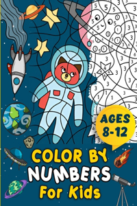 Color By Numbers For Kids Ages 8-12