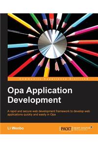 Opa Application Development