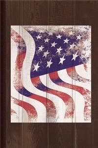 American Flag Journal Notebook