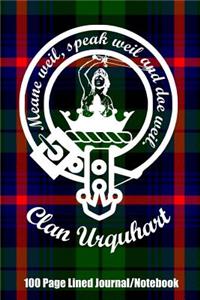 Clan Urquhart 100 Page Lined Journal/Notebook