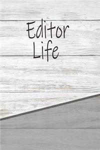 Editor Life: Personalized Weekly Action Planner, Featuring 120 Pages 6x9