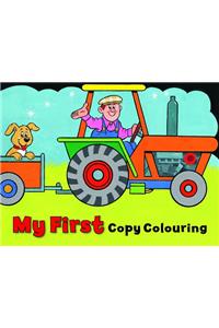 My First Copy Colouring - Playtime Tractor