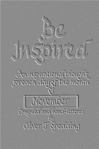 Be Inspired - November (Embossed)