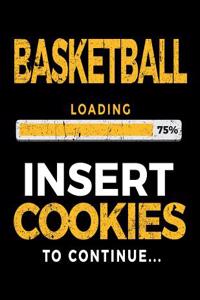 Basketball Loading 75% Insert Cookies To Continue