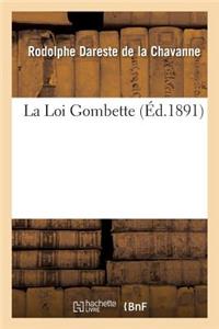 Loi Gombette