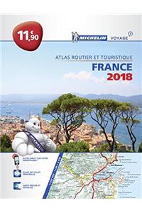 France 2018 - Tourist & Motoring atlas Paperback