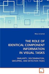 Role of Identical Component Information in Visual Tasks