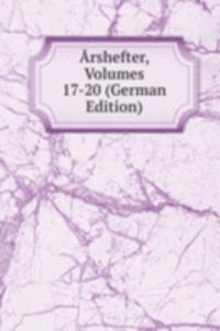 Arshefter, Volumes 17-20 (German Edition)
