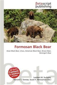 Formosan Black Bear