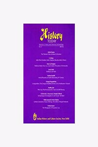 History Today (Vol. 6: 2005) — Journal Of The Indian History And Culture Society