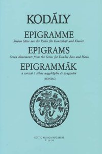 Epigrams. Seven Movements from the Series for double bass and piano