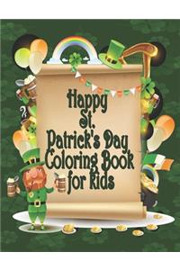 Happy St. Patrick's Day Coloring Book for kids