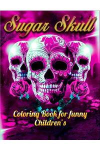 Sugar Skull Coloring Book for funny Children's