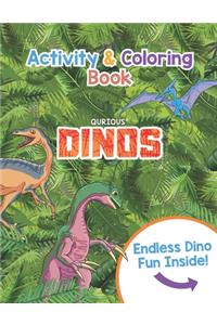 Qurious DINOS Activity & Coloring Book