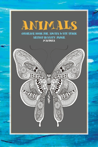 Mandala Coloring Book for Adults with Thick Artist Quality paper - Animals