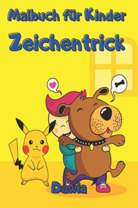 Malbuch für Kinder Zeichentrick