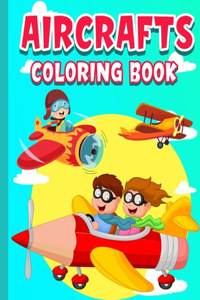 Aircrafts Coloring Book