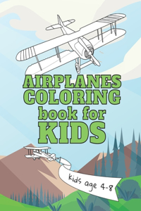 Airplanes Coloring Book for Kids
