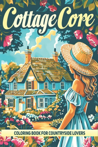 Cottagecore Adult Coloring Book