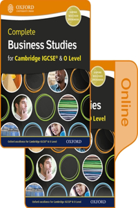 Complete Business Studies for Cambridge Igcse and O Level Print & Online Student Book