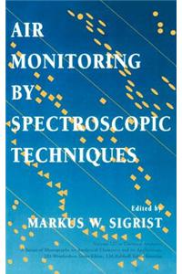 Air Monitoring by Spectroscopic Techniques