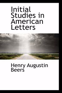 Initial Studies in American Letters