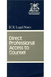 Direct Professional Access to Counsel